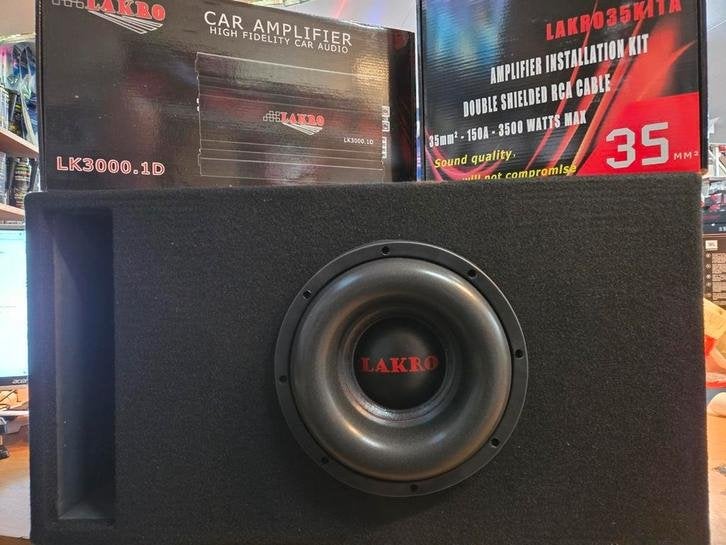 Zware Subwoofer Pack lakro 2000watt , laat je auto schudden, Niet ingevuld, Niet ingevuld, Nieuw, Ophalen of Verzenden