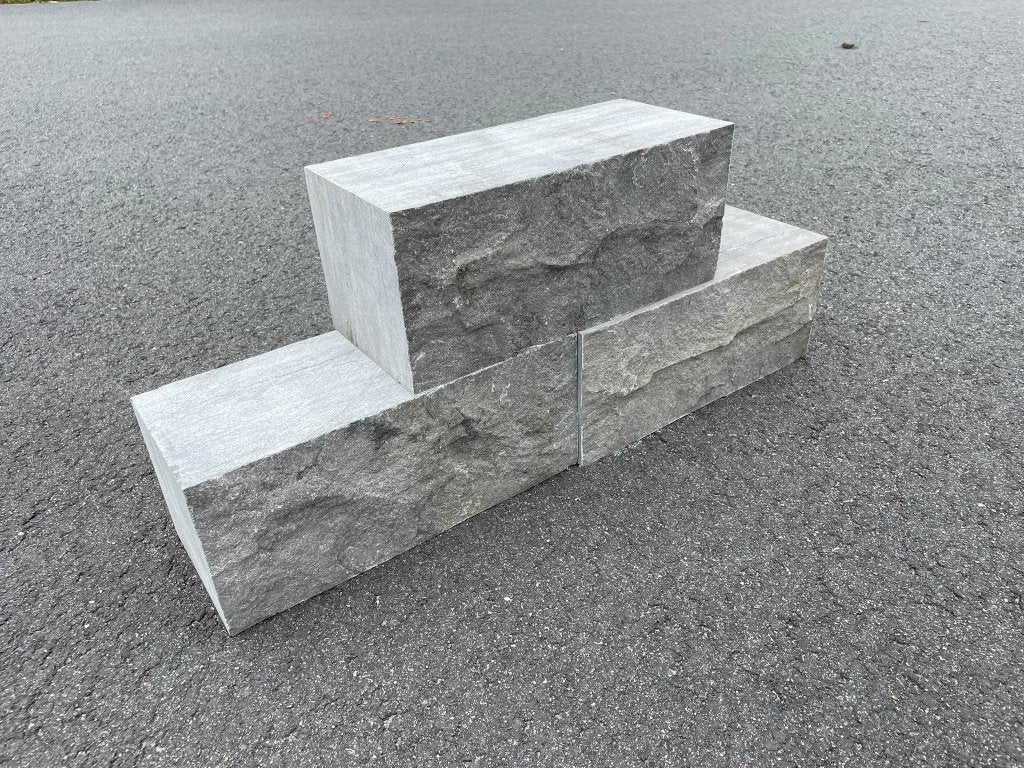 Stapelblok Castle Rock Spotted bluestone 42 stuks €20,- p/s, Tuin en Terras, Tegels en Klinkers, Overige typen, Nieuw, Ophalen of Verzenden