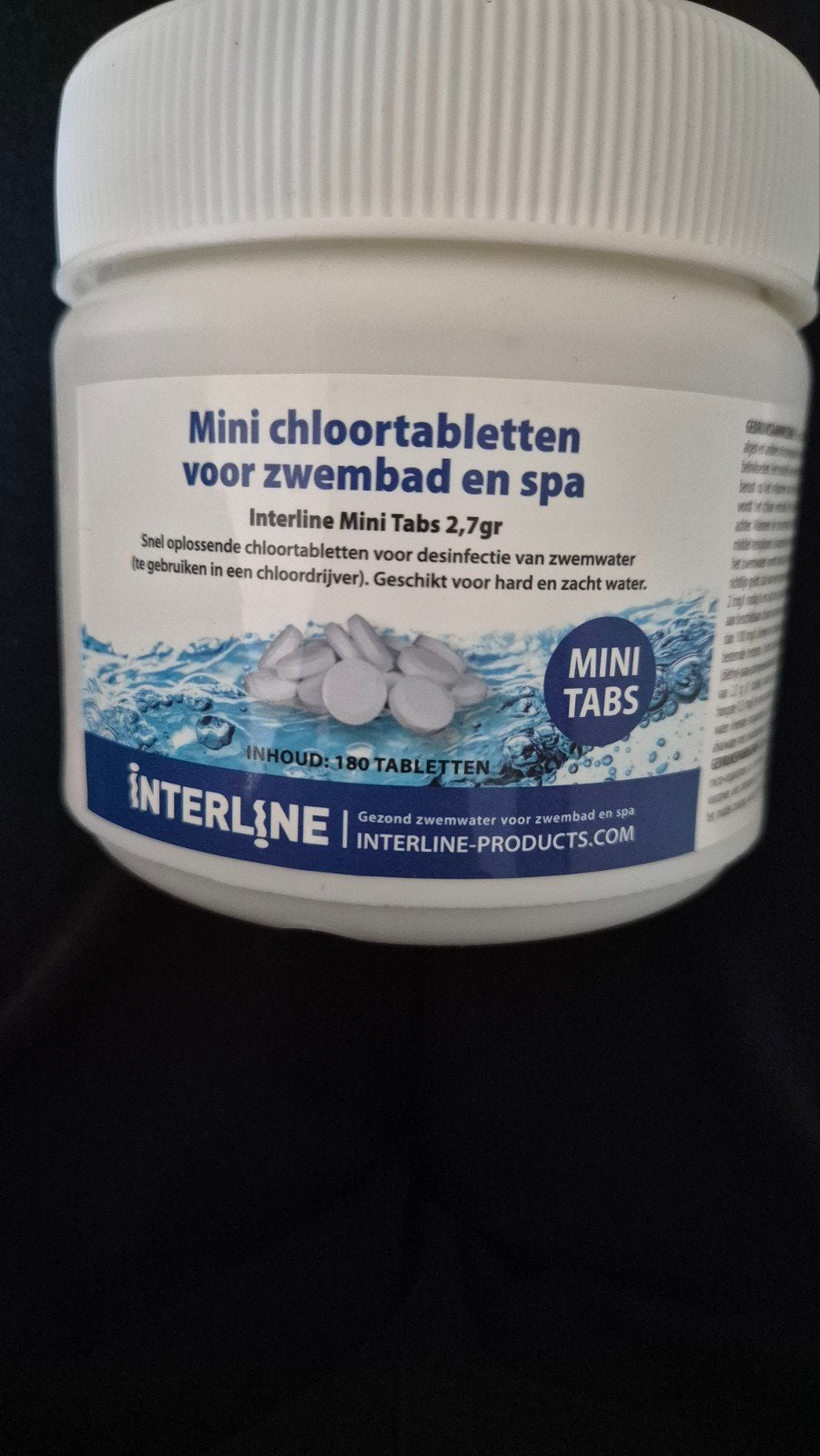 Interline Mini Chloortabletten 2,7 gram – 180 stuks, Dieren en Toebehoren, Overige soorten