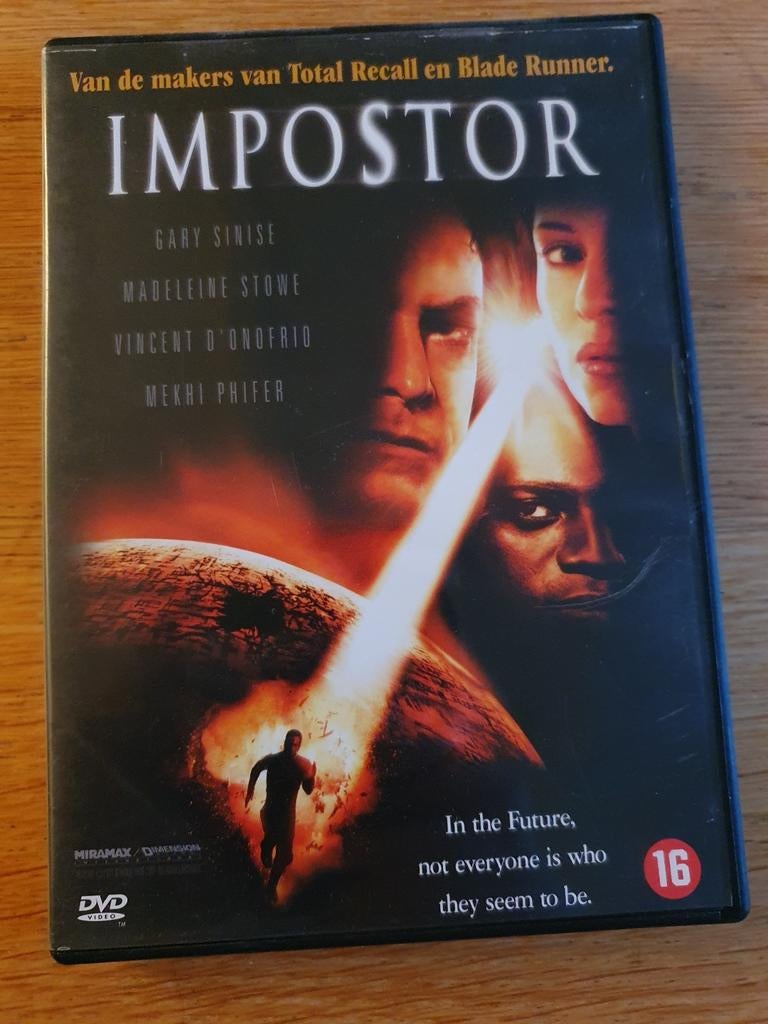 Impostor DVD - Sci-Fi Thriller met Gary Sinise, Vanaf 16 jaar, Ophalen of Verzenden, Gebruikt, Actiethriller