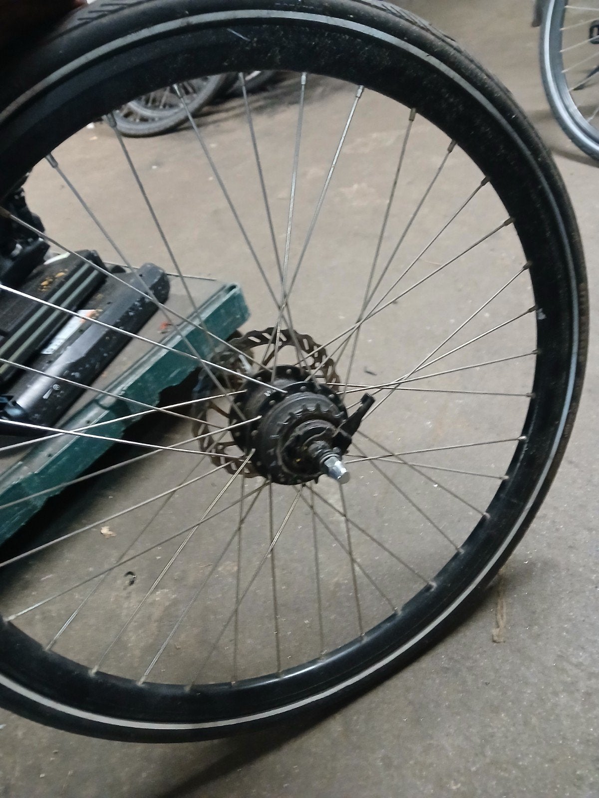 shimano nexus 7 achterwiel  met schijfrem, Fietsen en Brommers, Ophalen, Wiel, Shimano