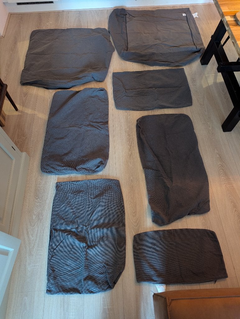 Set hoezen Soderhamn hoekelement, Eenpersoons, Hoekbank, 75 tot 100 cm, Ophalen of Verzenden