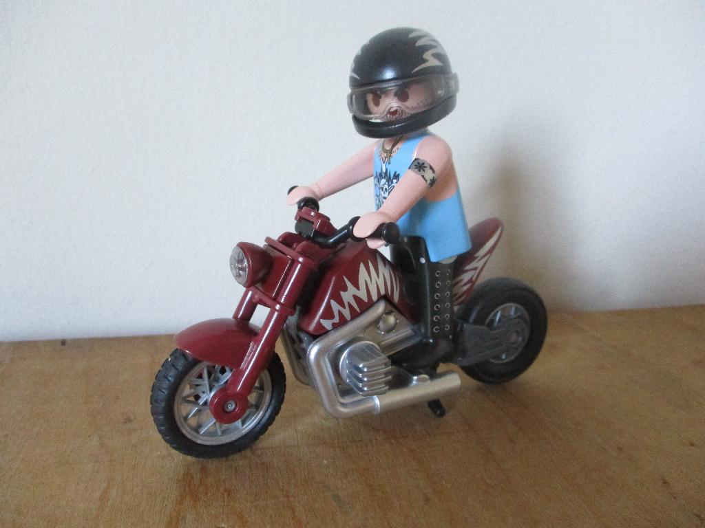 Playmobil 5527 zware motor, Ophalen of Verzenden, Gebruikt, Complete set