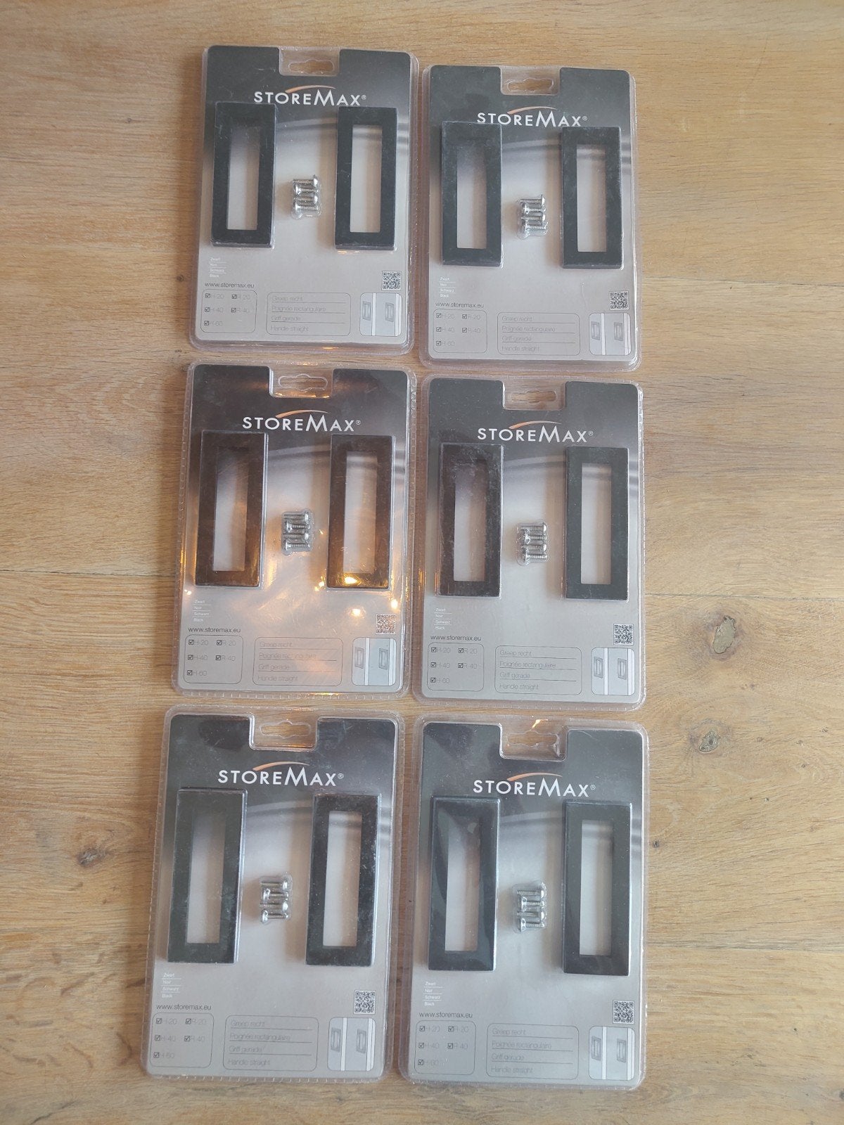 6x Nieuwe StoreMax Schuifdeur Grepen - Zwart, Ophalen of Verzenden, Nieuw, Overige typen