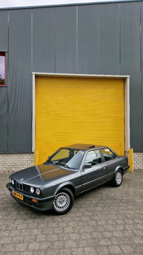 BMW 3-SERIE E30 320 2DEURS TYPE2 1987 GRIJS, Auto's, BMW, Automaat, 1145 kg, 129 pk, Grijs