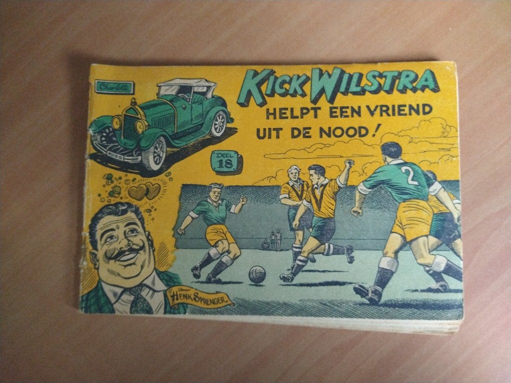 Sprenger, Henk. Kick Wilstra helpt een vriend uit de nood!, Boeken, Eén stripboek, Ophalen of Verzenden, Gelezen