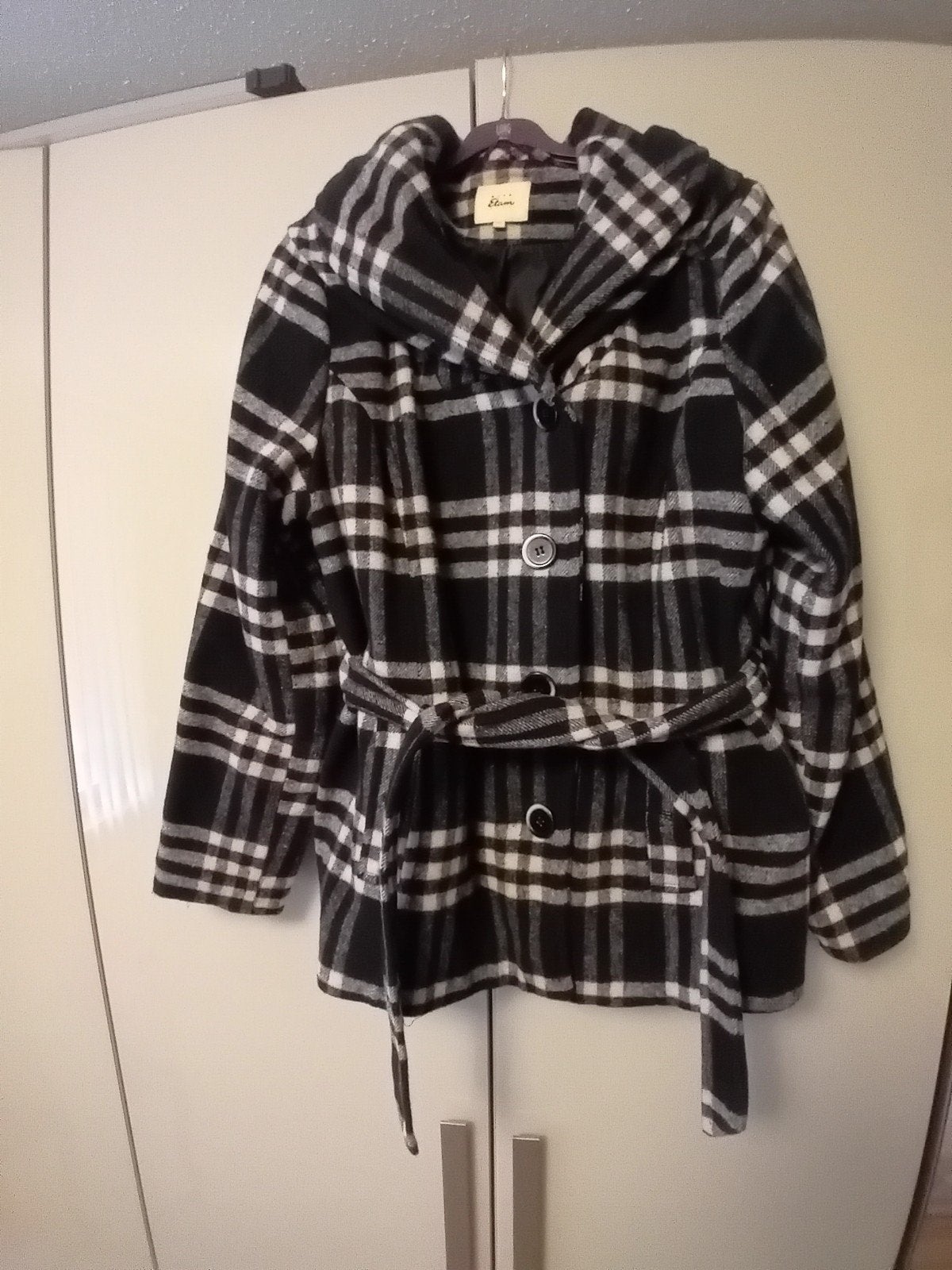geruite jas, Ophalen, Meerkleurig, Maat 46/48 (XL) of groter, Zo goed als nieuw