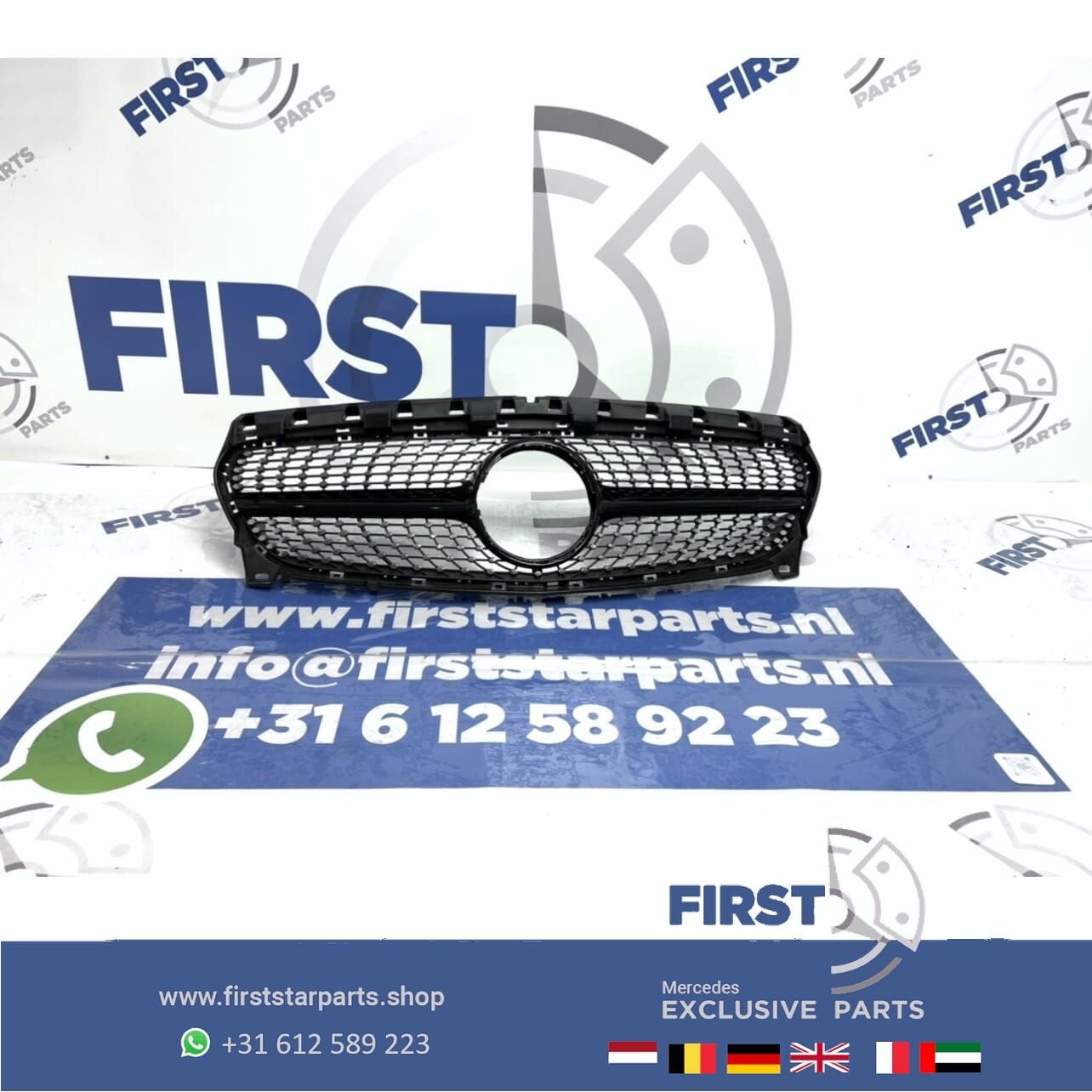 W117 diamant gril Mercedes CLA 2013-2018 MB 45 diamond grill, Gebruikt, -, Ophalen of Verzenden, -