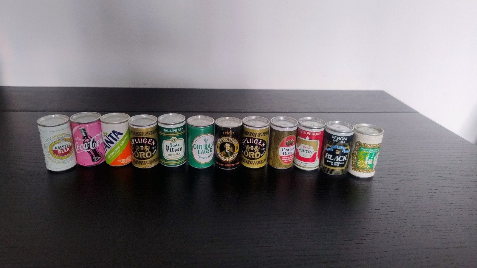 Miniatuur blikjes verzameling - 12 stuks, Ophalen of Verzenden, Gebruikt