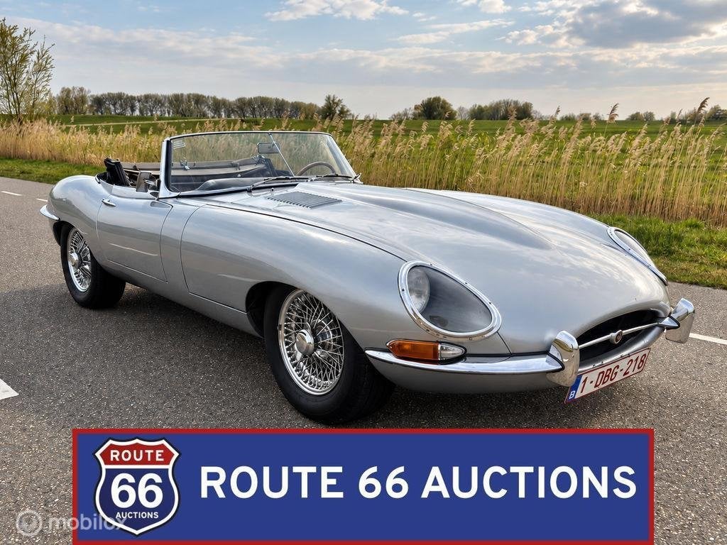 Jaguar E-Type Series 1 3.8 OTS | 1963 | Route 66 Auctions, Overige carrosserieën, Zwart, Bedrijf, Handgeschakeld