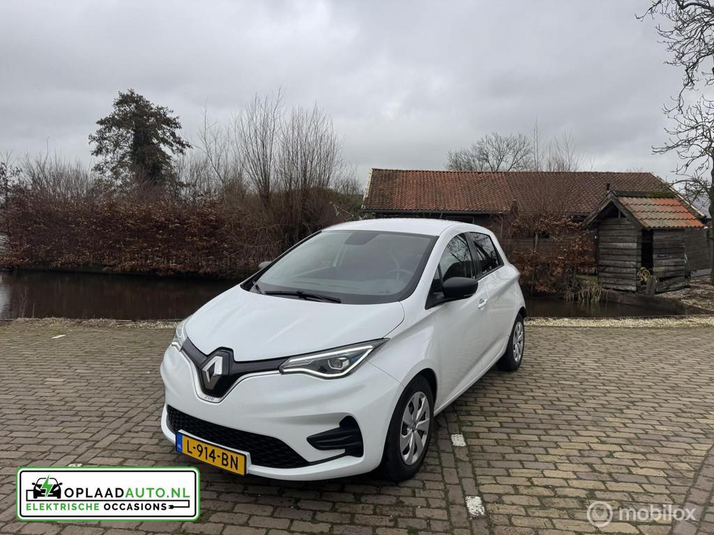 Renault Zoe R110 Life 52 kWh (Accu huur) Nette auto, Gebruikt, Met garantie (alle), LED verlichting, Wit