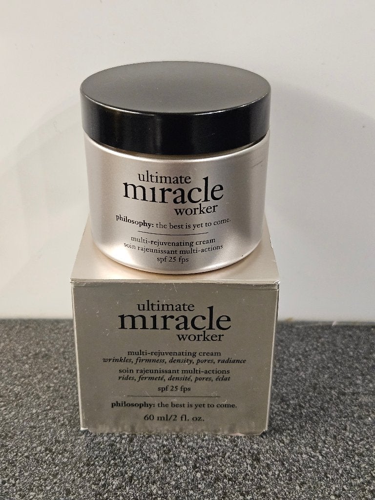 Philosophy Ultimate Miracle Worker cream 60 ml, Gehele gezicht, Nieuw, Ophalen of Verzenden, Nvt