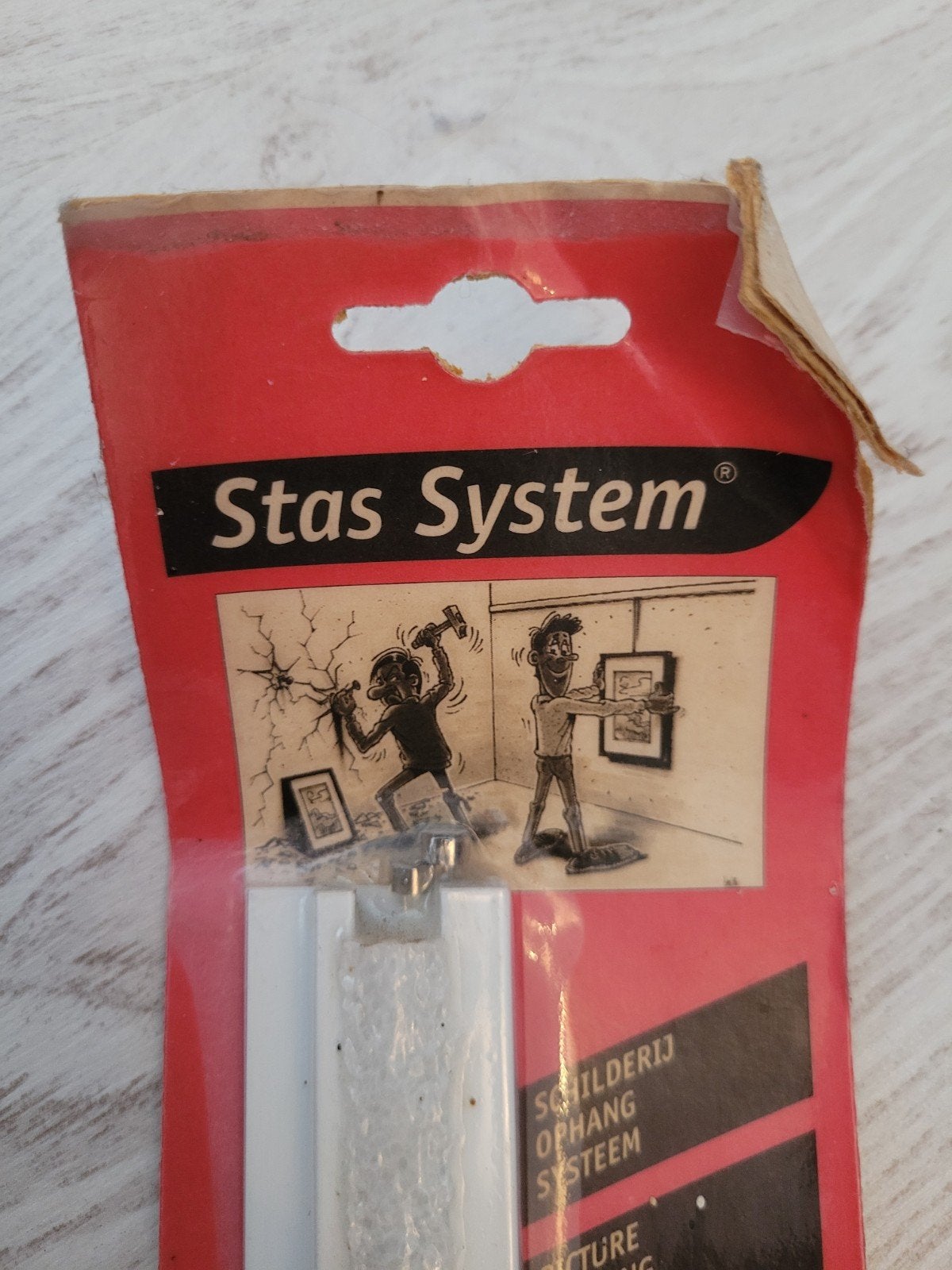 Stas System schilderij ophangsysteem - Nieuw in verpakking, Ophalen, Nieuw, Wit, Metaal