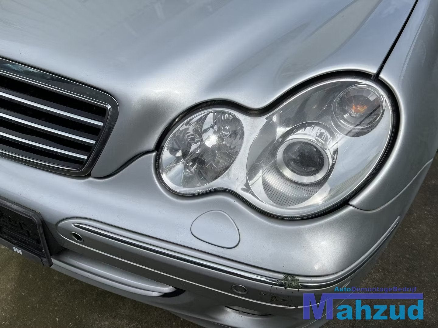 MERCEDES C-KLASSE W203 S203 Links koplamp 2000-2007, Gebruikt, Mercedes-Benz AG, Mercedes-Benz, Ophalen of Verzenden