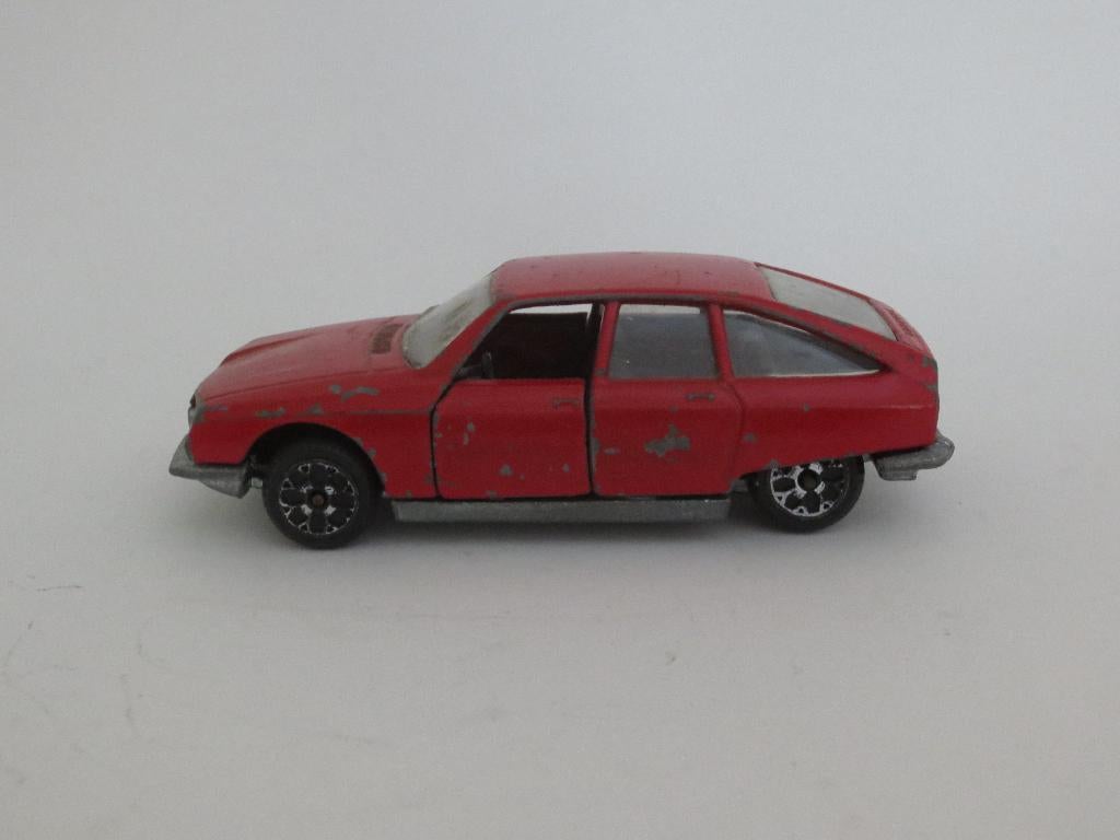 rode Citroën GS van Politoys, 1:40, izgst, Ophalen of Verzenden, Gebruikt, Auto, Overige merken