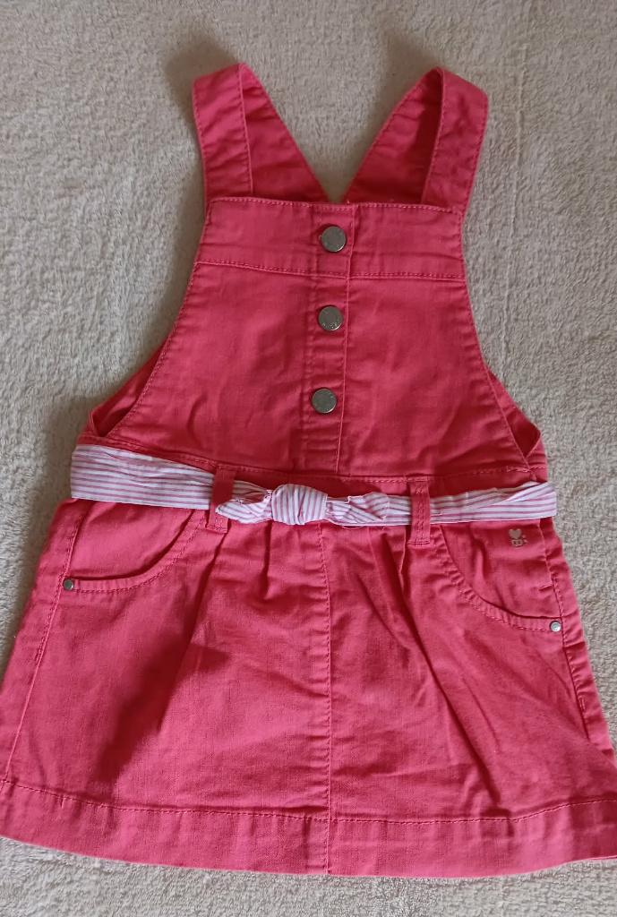 Maat 80 salopette jurk fuchsia Obaïbi, Ophalen, Gebruikt, Meisje, Jurkje of Rokje