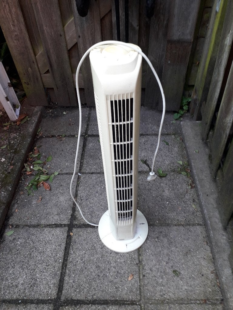 toren ventilator wit, Ophalen, Gebruikt, Torenventilator