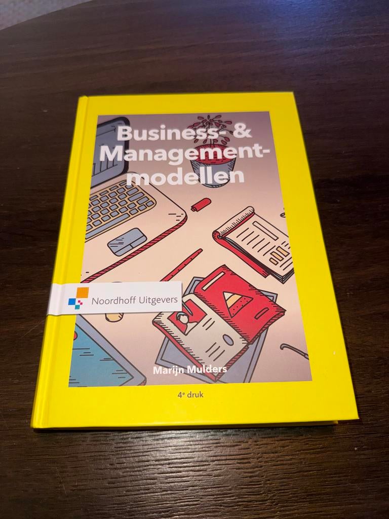 Business- & Managementmodellen - Marijn Mulders (4e druk), Ophalen of Verzenden, Zo goed als nieuw, Management