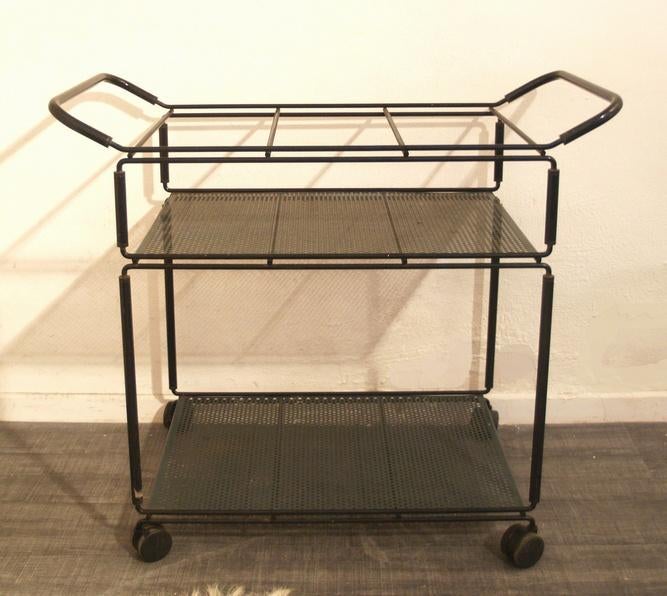 Niels Gammelgaard Ikea vintage design trolley / serveerwagen, Huis en Inrichting, Barren, Gebruikt, Ophalen