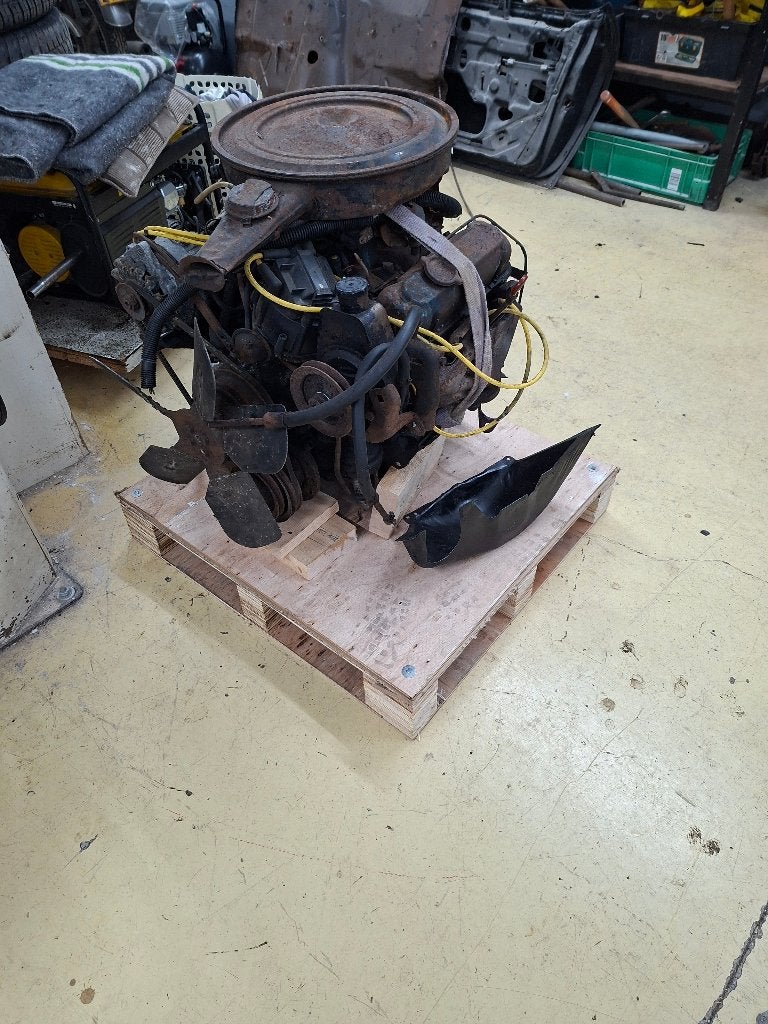 231 buick motorbok v6, Motoren, Ophalen