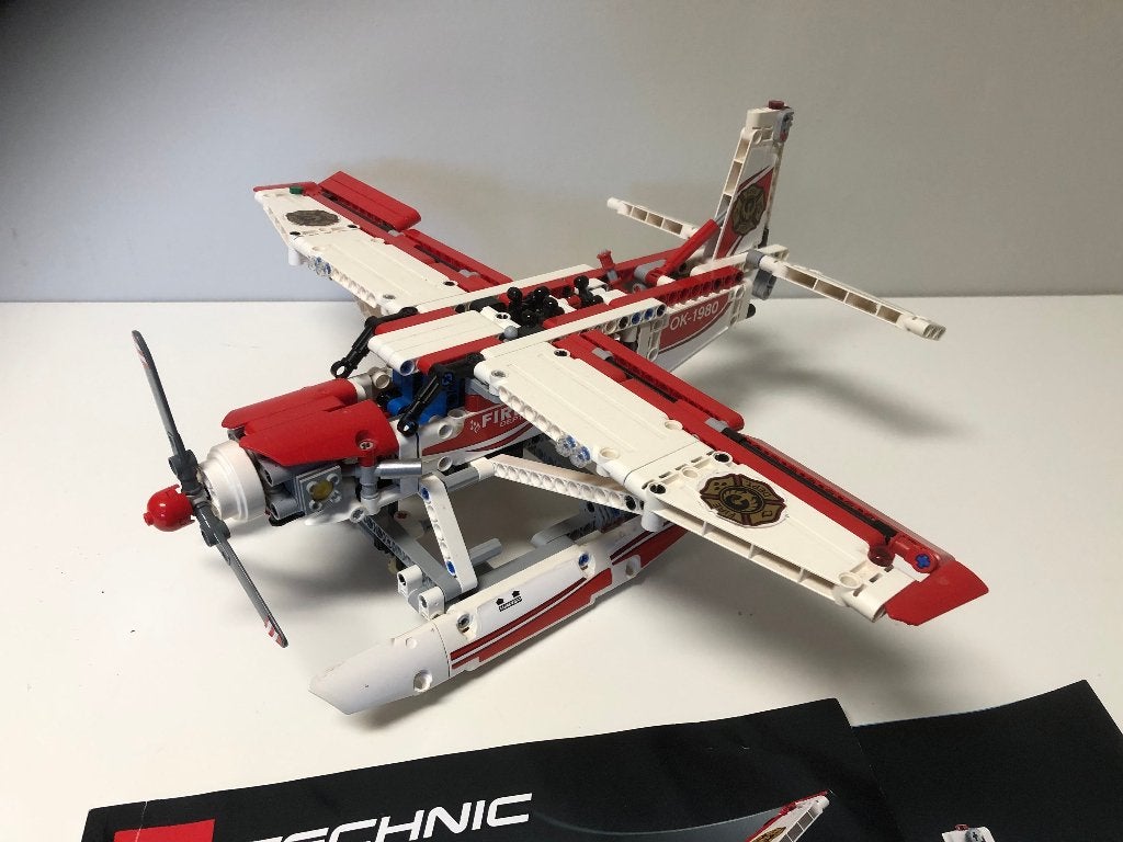 LEGO Technics 42040 blusvliegtuig, Lego, Compleet, Ophalen of Verzenden, Zo goed als nieuw