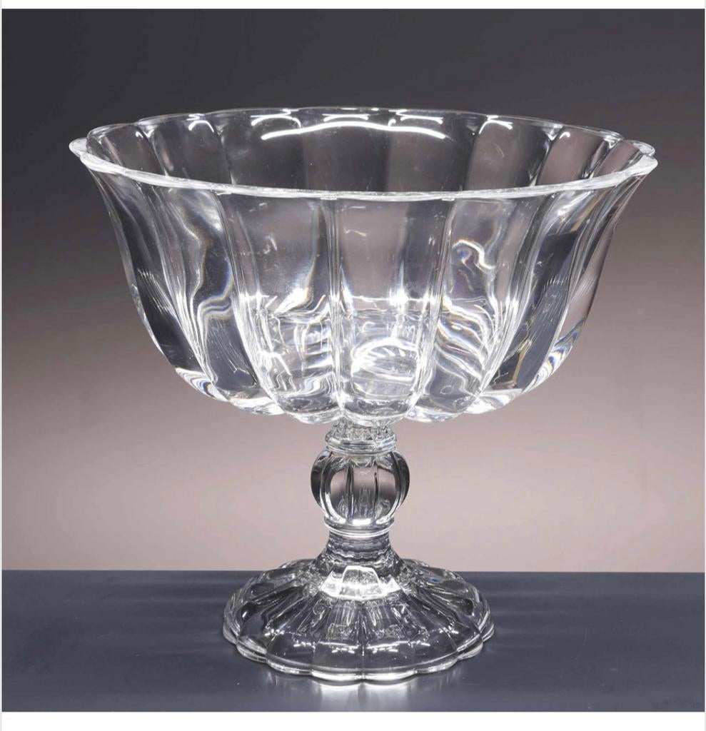 Prachtige vintage grote zware schaal 24% loodkristal, Antiek en Kunst, Antiek | Glas en Kristal, Ophalen of Verzenden