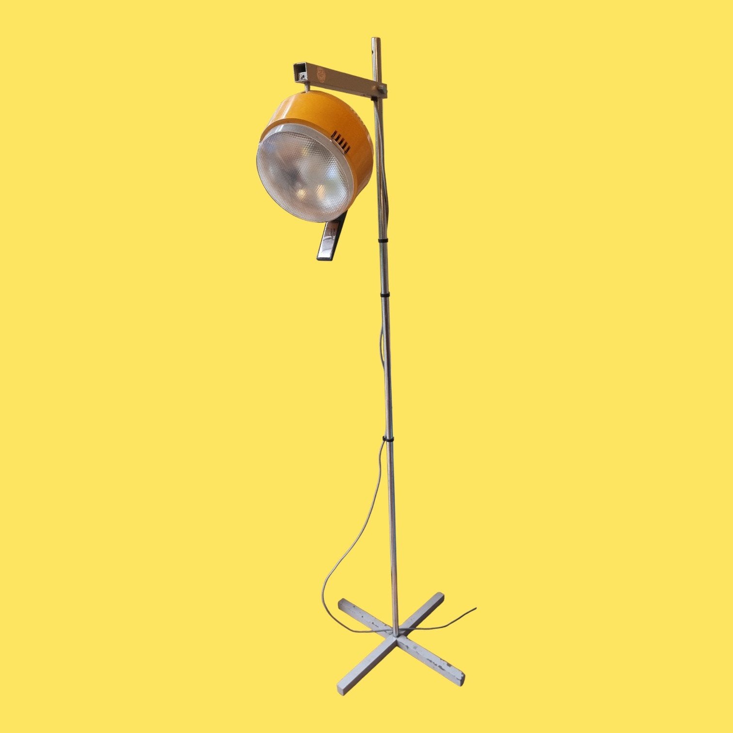 vintage vloerlamp industrieel jaren 60, Gebruikt, ,, Ophalen of Verzenden, ,