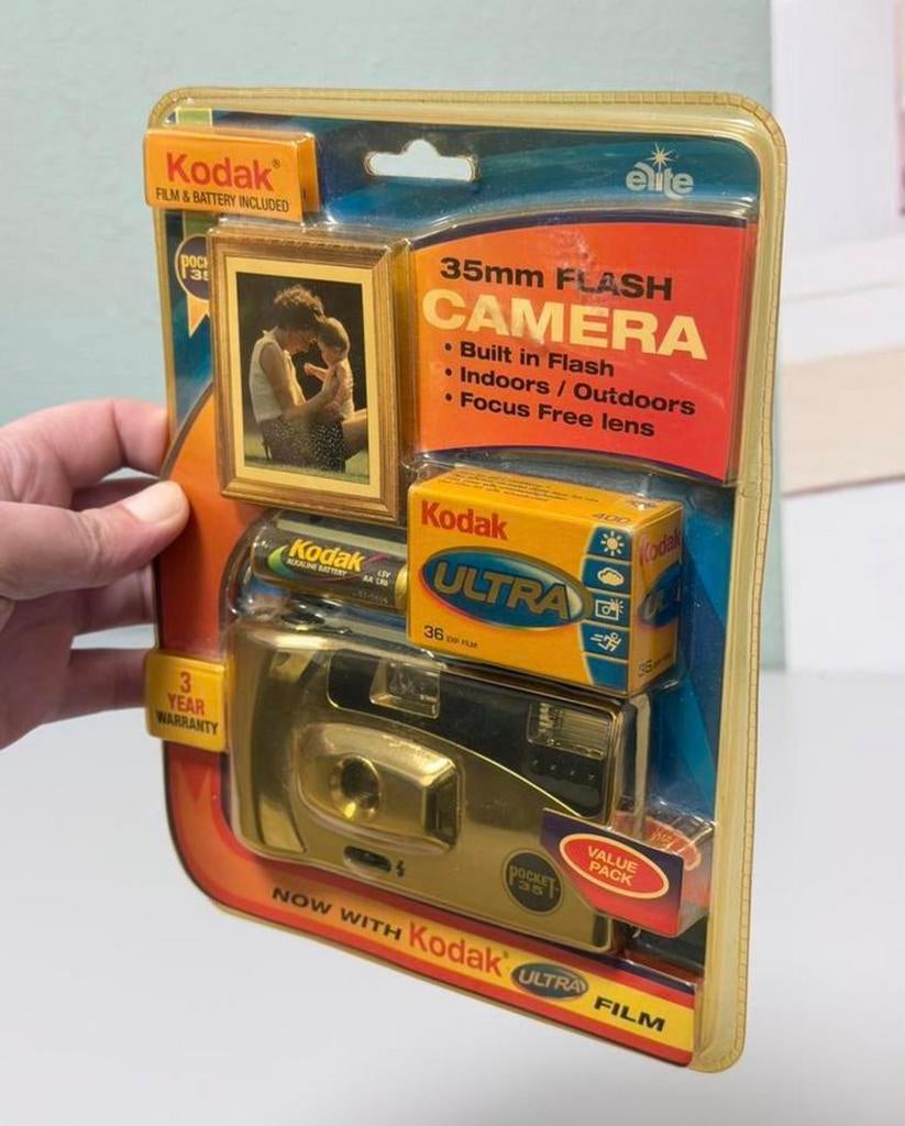 Kodak 35mm Flash Camera – Vintage 2001 – Nieuw & Sealed !, Compact, Nieuw, Ophalen of Verzenden, H