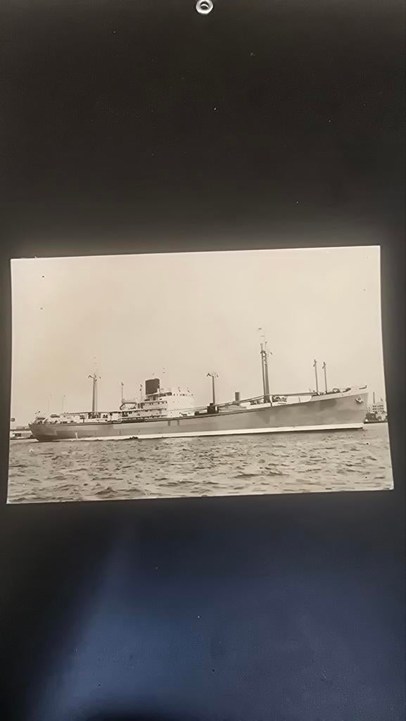 Oude foto van S.S. Wonosobo, Koninklijke Rotterdamsche Lloyd, Verzamelen, Ophalen of Verzenden