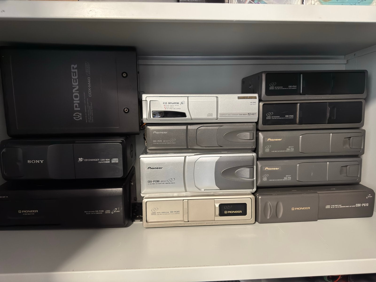 Pioneer Alpine en Sony CD-wisselaars - Diverse modellen, Auto diversen, Ophalen of Verzenden, Gebruikt