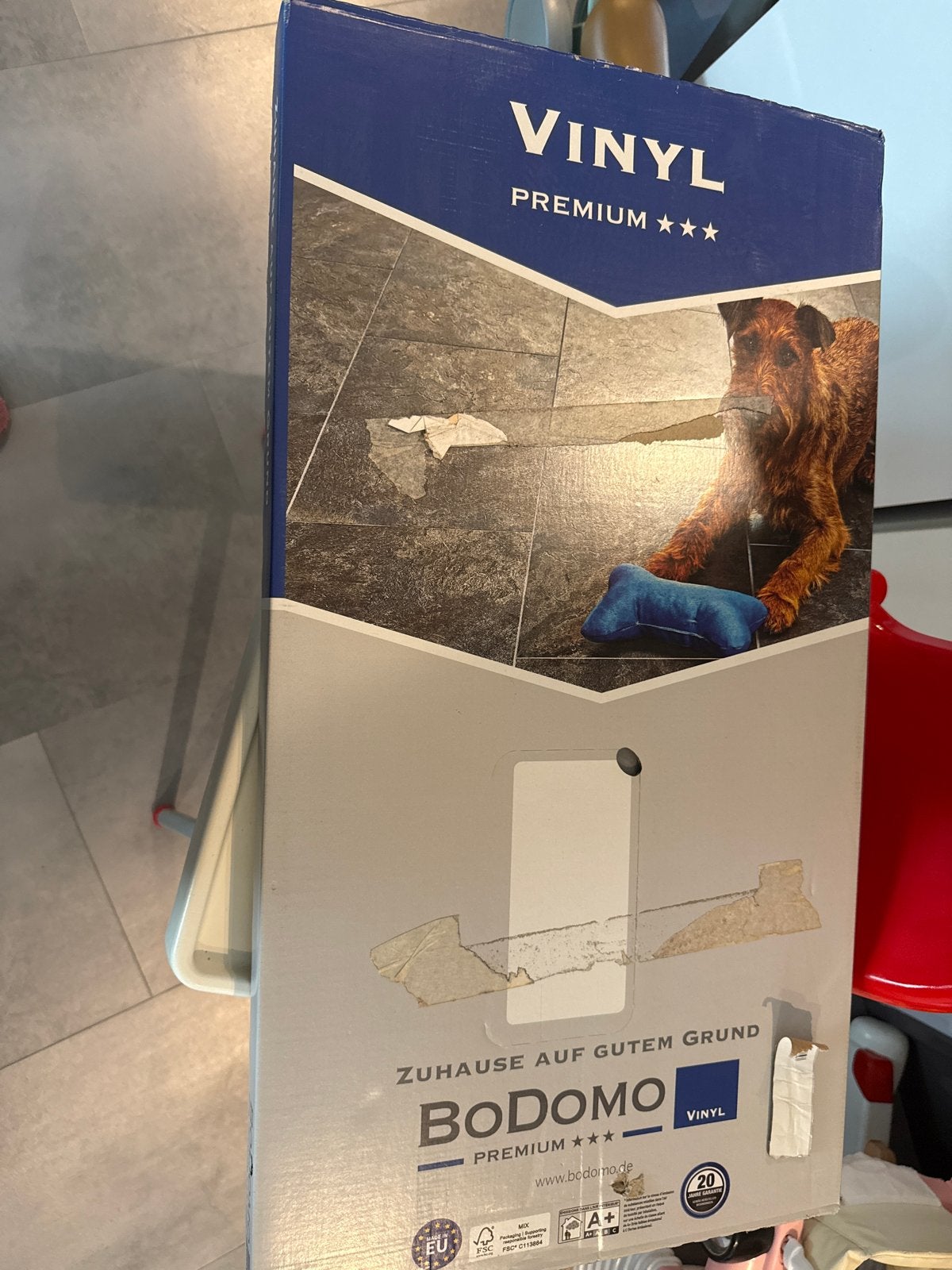 BODOMO Vinyl Premium Monte Cinto Grey - ca. 17 m²