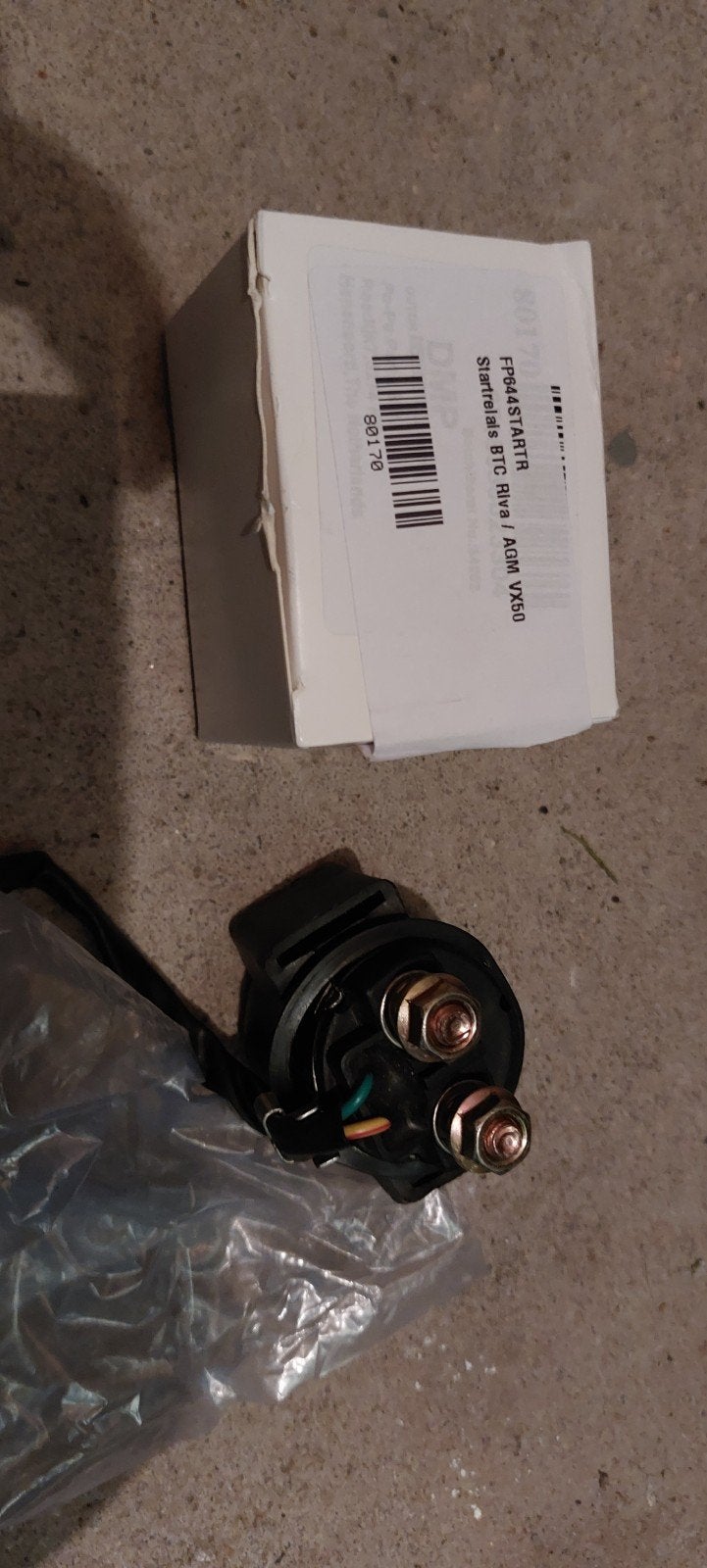 Startrelais AGM VX 50/ BTC RIVA, Ophalen of Verzenden, Zo goed als nieuw, Overige typen, Overige merken