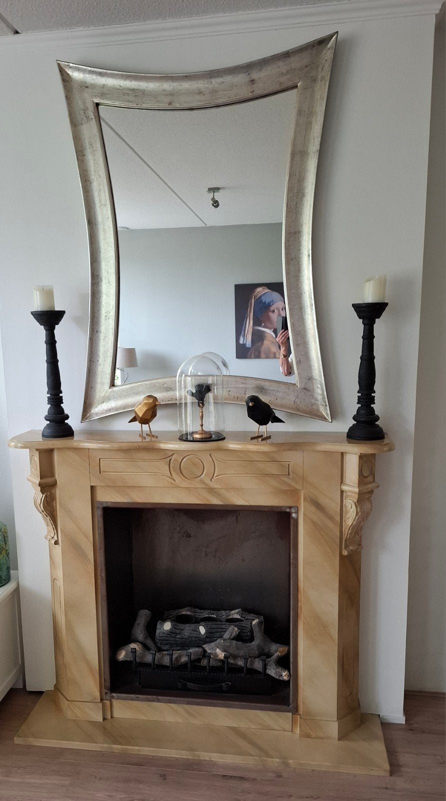 Voorzet haard met bio-ethanol/brandgel optie, Ophalen