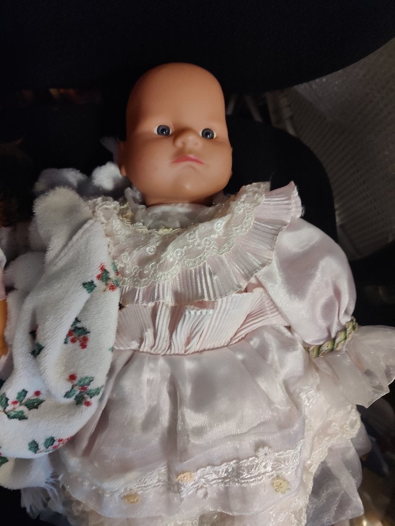 Popen, Kinderen en Baby's, Speelgoed | Poppen, Ophalen, Zo goed als nieuw, Babypop
