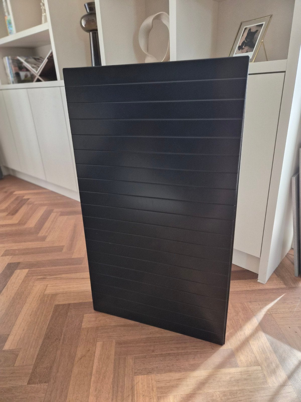 Sentimo radiatorombouw zwart aluminium 95x55x10,5 cm, Ophalen, Zo goed als nieuw, Gas, Gaskachel