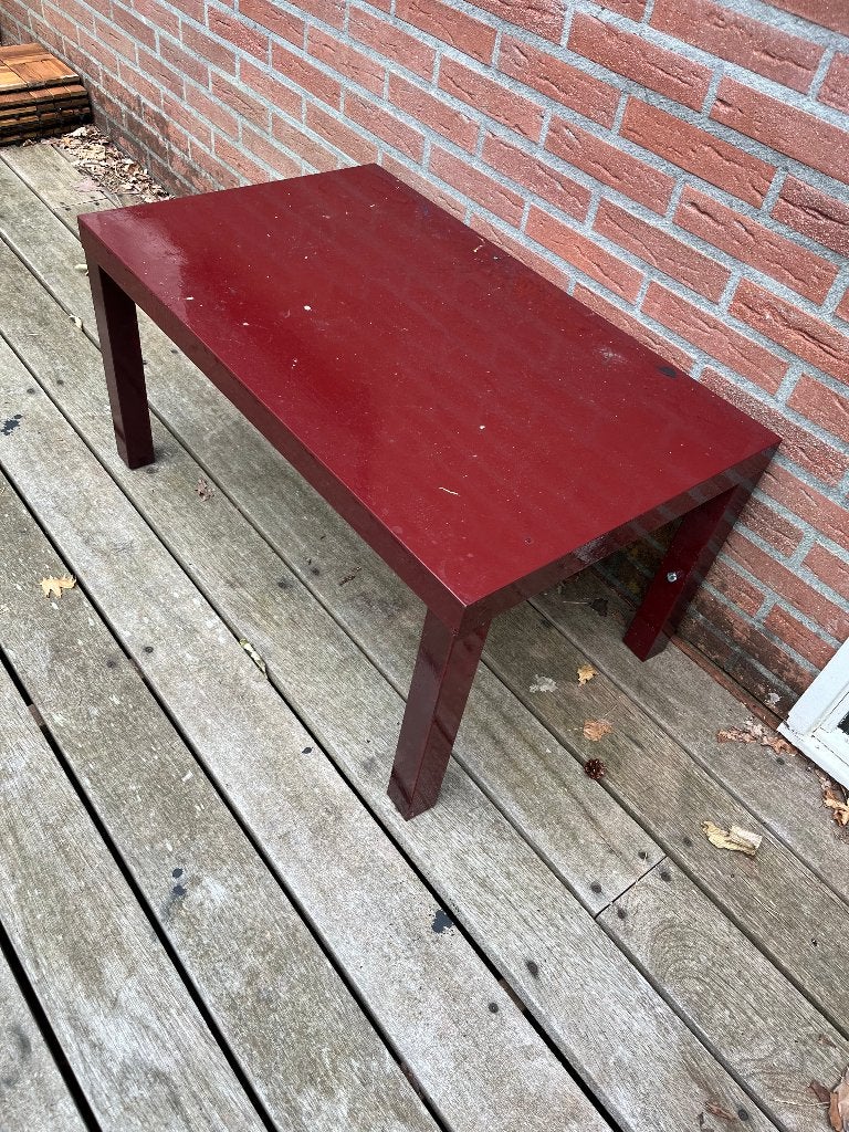 Salontafel, Huis en Inrichting, Tafels | Salontafels, Ophalen, Gebruikt, 100 tot 150 cm, 50 tot 100 cm
