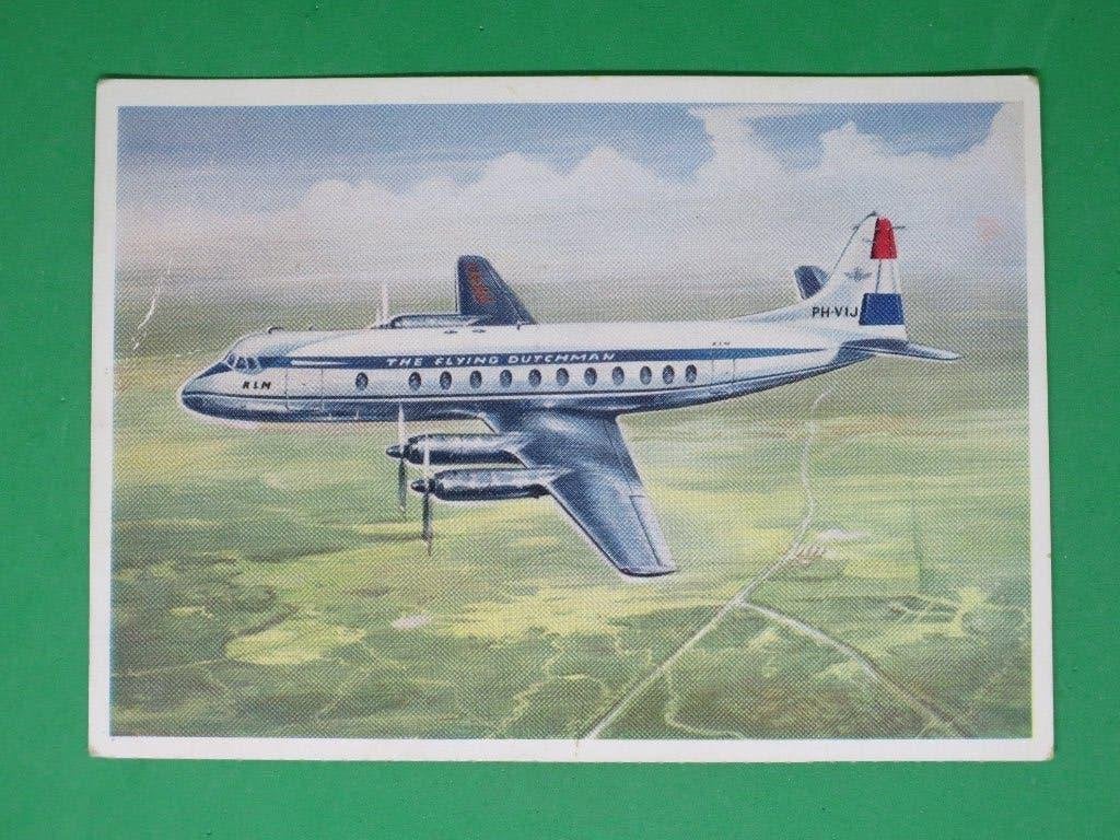 Ansichtkaart flying Dutchman KLM PH VIJ, Verzamelen, Luchtvaart en Vliegtuigspotten, Verzenden, Gebruikt, Kaart, Foto of Prent