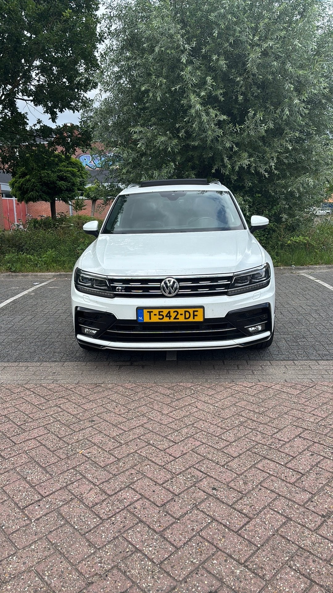 Volkswagen Tiguan 2.0 TDI 150pk 7-DSG 2019 Wit, Auto's, Zwart, 4 cilinders, 2000 kg, 7 stoelen