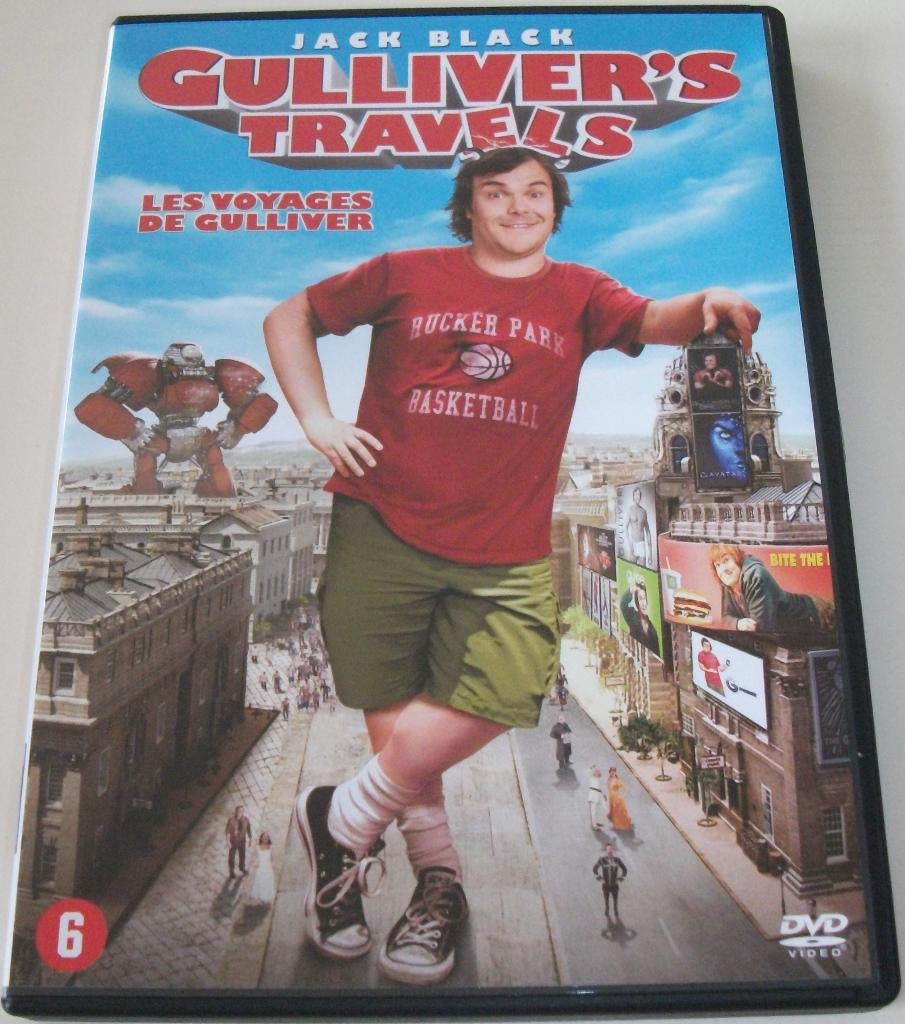 Dvd *** GULLIVER'S TRAVELS ***, Cd's en Dvd's, Dvd's | Kinderen en Jeugd, Zo goed als nieuw, Film, Komedie, Vanaf 6 jaar, Ophalen of Verzenden