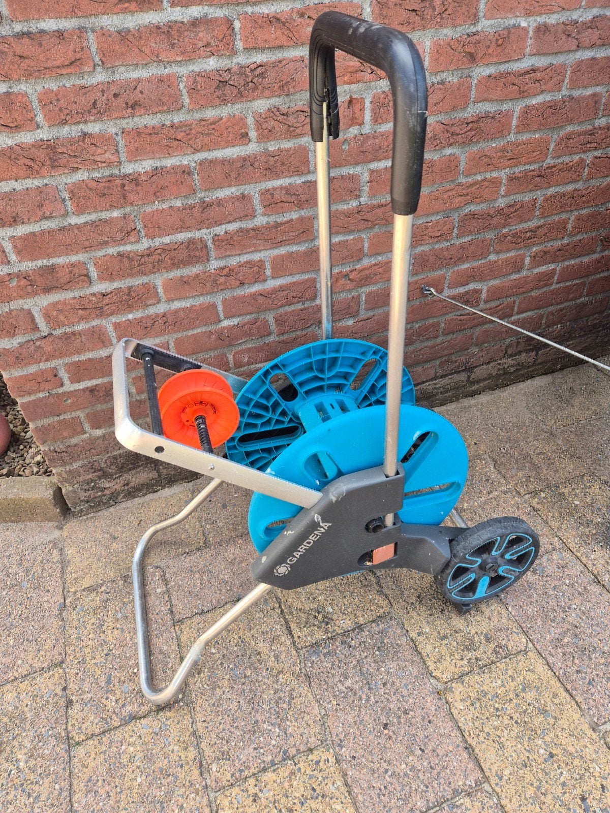 Gardena Tuinslanghaspel - haspel, Tuin en Terras, Ophalen, Gebruikt, Tuinslanghaspel