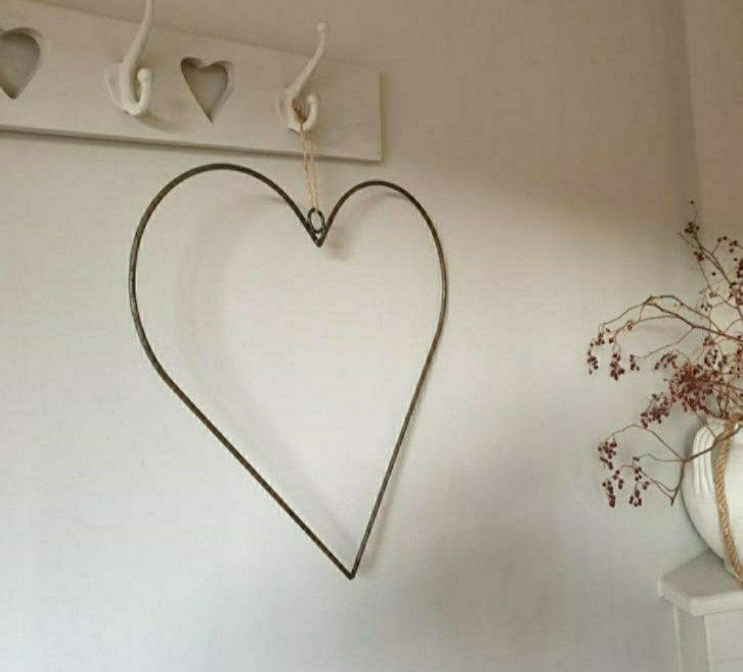 Metalen decoratie frame  - hart - hartvorm  - krans, Ophalen of Verzenden, Nieuw
