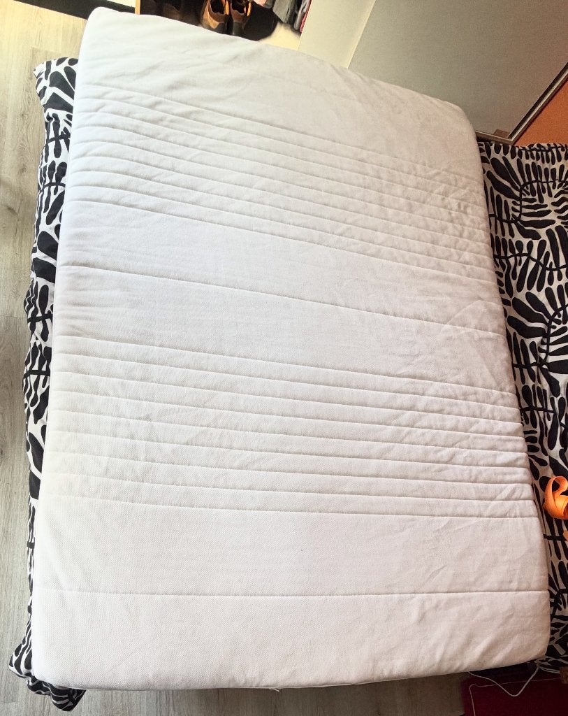 Matras topper 140x200, Ophalen, Tweepersoons, 140 cm, Zo goed als nieuw
