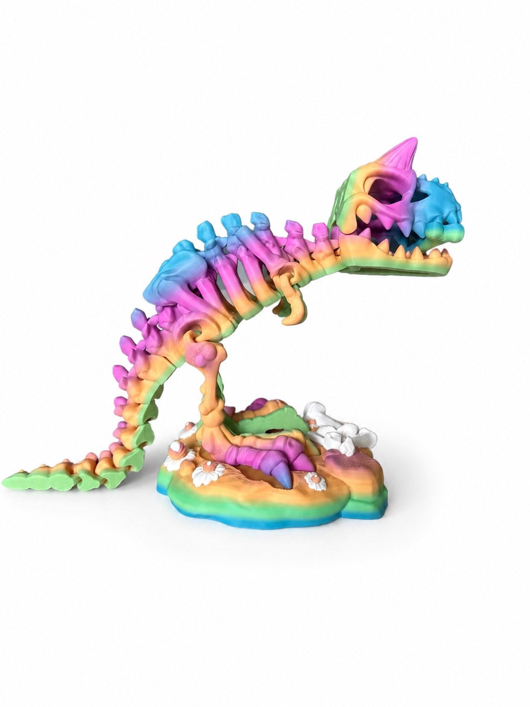 Articulated Regenboog Skelet – Decoratie, Ophalen of Verzenden, Nieuw