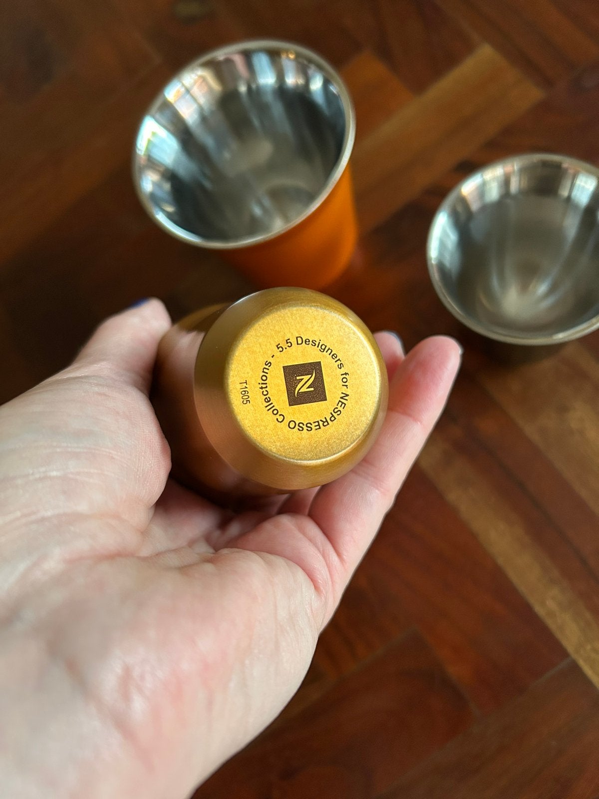 Foto 4 van Nespresso Pixie 3 espresso en 1 Lungo rvs kopjes zgan