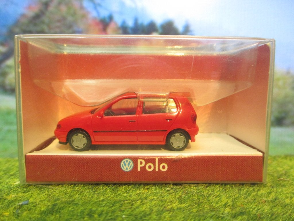 1994 - 2003 Volkswagen Polo 6N 5-deurs - Herpa rood, Ophalen of Verzenden, Nieuw, Auto, Herpa