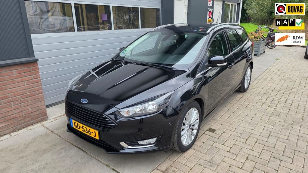 Ford Focus Wagon 1.5 Titanium Edition Stoelverw.| NAVI | PDC, Auto's, Dealer onderhouden, Euro 6, 4 cilinders, 150 pk