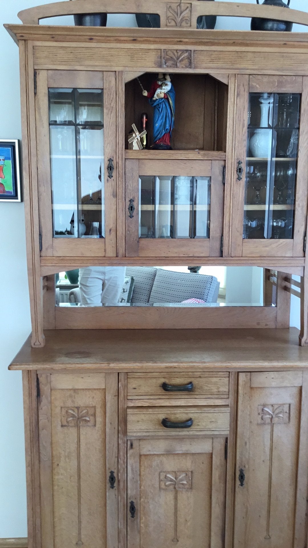 Buffetkast artDeco, Ophalen, Gebruikt, 100 tot 150 cm, 200 cm of meer