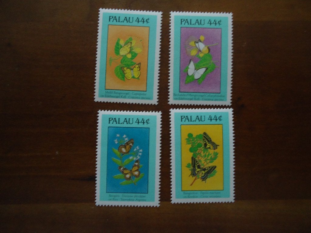 Vlinders Palau 1988, mi. 221-224 postfris, Ophalen of Verzenden, Postfris, Dier of Natuur