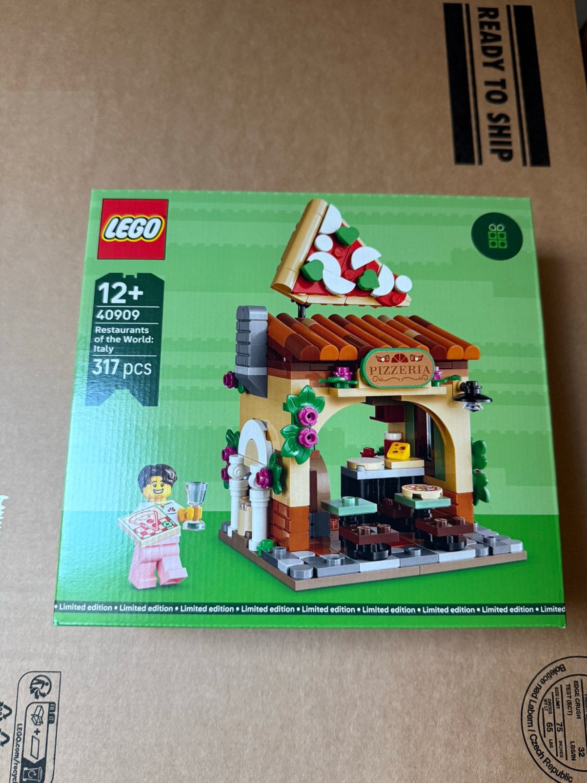 Lego 40909 Restaurants of the world italy nieuw in doos!, Kinderen en Baby's, Lego, Nieuw, Ophalen of Verzenden, Icons