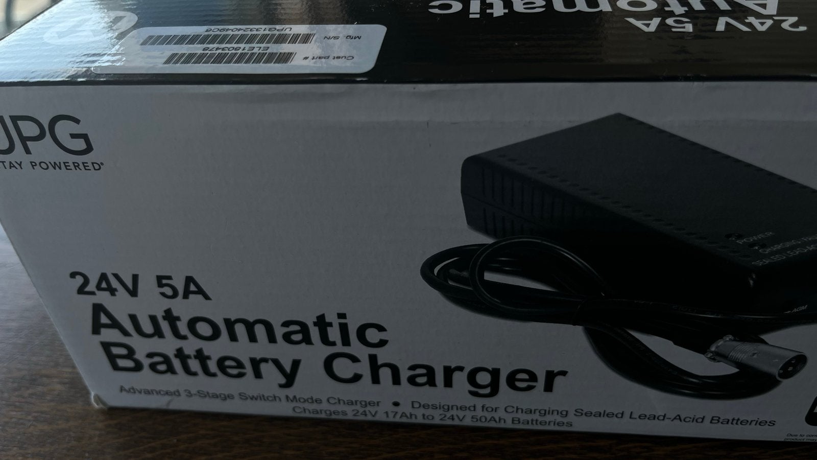 UPG 24V 5A Automatische Acculader - Nieuw in doos, Ophalen of Verzenden, Nieuw
